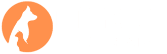 Logo for Markhor Pet Treats featuring a circular orange icon with dog and cat silhouettes, and bold white text “MARKHOR PET TREATS” in a modern font.
